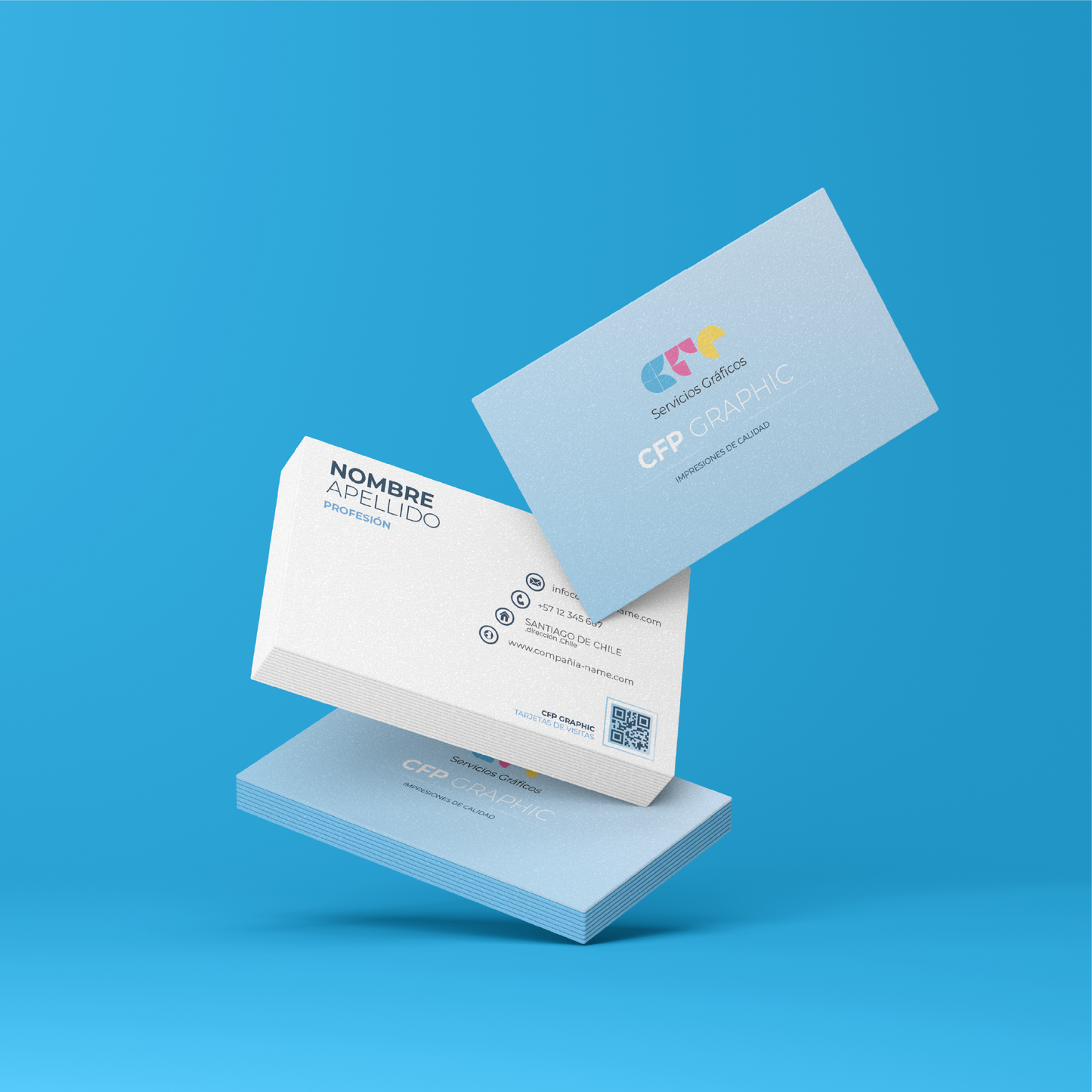 Tarjetas de presentación laminadas
