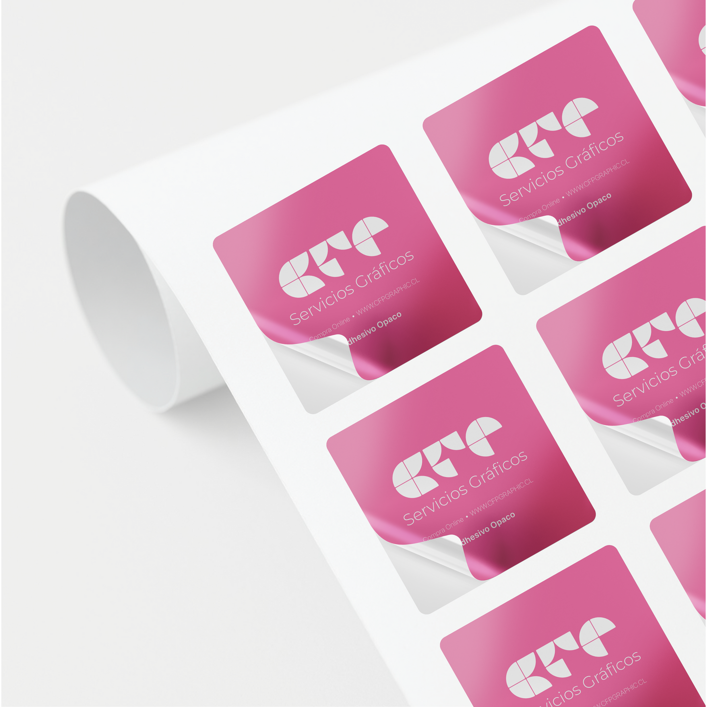 Stickers Cuadrado Opaco