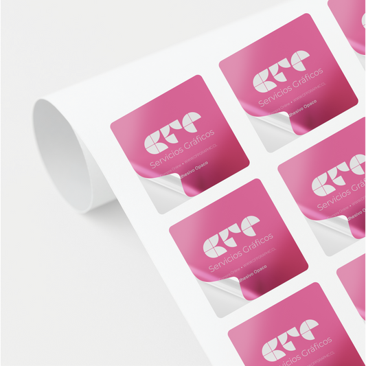 Stickers Cuadrado Opaco
