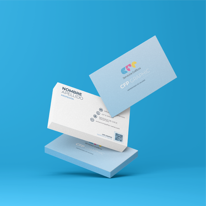 Tarjetas de presentación laminadas