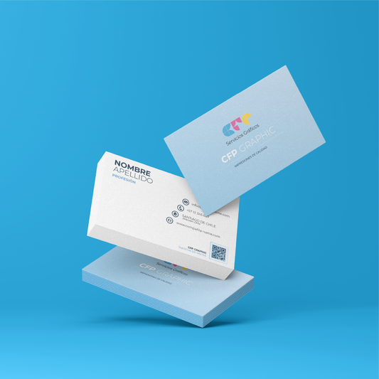 Tarjetas de presentación laminadas